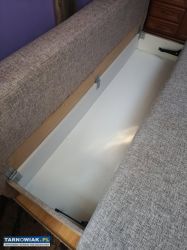 Sofa rozkładana z pojemnikiem na pościel - Obrazek 4