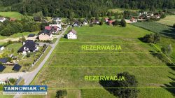 Trzy widokowe działki 30-arowe w Ryglicach - Obrazek 1