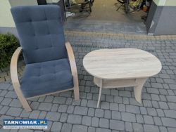 Komplet 2 fotele ława - Obrazek 1