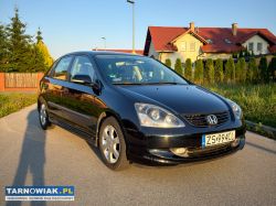 Honda Civic 7 1.6 Vtec Czarna Niski przebieg - Obrazek 1