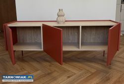 Szafka RTV Chroma 144 Ceramic Red - Obrazek 2