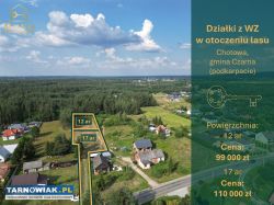 Dwie działki zWZ w sąsiedztwie lasu-zalewu Chotowa - Obrazek 1
