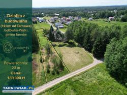 Działka budowlana 23 ar ok. 10 km od Tarnowa - Obrazek 1