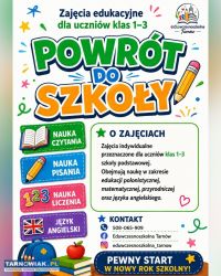 Zajęcia dla uczniów klas 1-3 - Obrazek 1