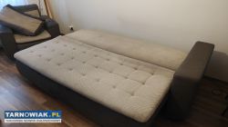 Sofa z funkcją spania + fotel - Obrazek 3