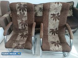 Sprzedam rozkładaną kanapę z 2 fotelami + 2 duże p - Obrazek 3
