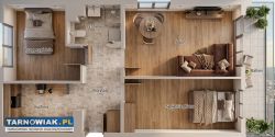 Idealne 3 pokoje - 1 piętro - duża Loggia ! - Obrazek 1