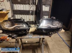 Lampy przednie do Audi a4 B8 z listwą ledową - Obrazek 3