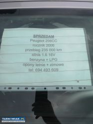 Peugeot 206 cc gaz - Obrazek 3