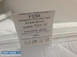 Materac 190 x 90 wys. 10 cm FDM bardzo dobry - Obrazek 4
