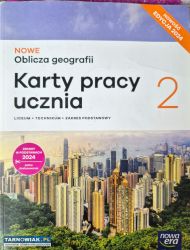 Karty pracy ucznia 2 Oblicza geografii - Obrazek 1