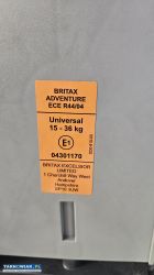 Fotelik samochodowy Britax 15 36 - Obrazek 4