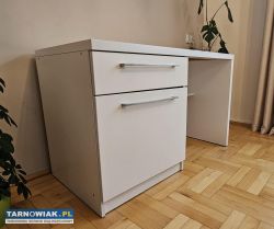 Białe biurko na wymiar 120x60 cm – stolarz, bardzo - Obrazek 1