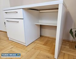 Białe biurko na wymiar 120x60 cm – stolarz, bardzo - Obrazek 2