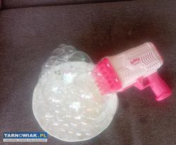 Maszynka do baniek mydlanych na baterie. - Obrazek 1