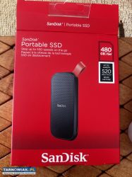 Zewnętrzny dysk SSD San Disk 480 GB nowy - Obrazek 1