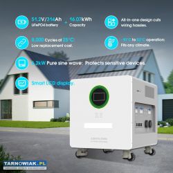 Magazyn energii 16KWh + Falownik 6.2KW All-in One - Obrazek 2