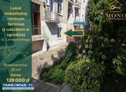 W samym sercu tarnowa lokal 26 m²ul. Limanowskiego - Obrazek 1