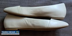 Eleganckie, skórzane baleriny marki 5th Avenue 38 - Obrazek 3