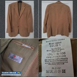 Marynarka męska sunset suits - gulio 1 - koniakowy - Obrazek 3