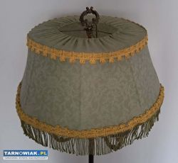 Elegancka mosiężna lampa podłogowa w stylu vintage - Obrazek 2