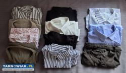 Zestaw ubrań - spodnie, bluzki, koszule - 18 sztuk - Obrazek 2
