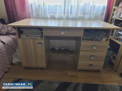 Duże, solidne biurko. - Obrazek 1