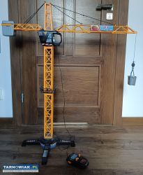 Zdalnie sterowany żuraw budowlany Dickie Toys Mega - Obrazek 2