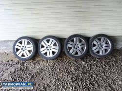 Oryginalne alufelgi Volkswagen z oponami letnimi - Obrazek 1