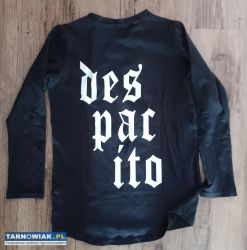 Czarna bluza z długim rękawem Despacito 140 - Obrazek 1