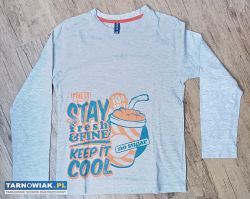 Szara bluza 5.10.15 rozmiar 146 z długim rękawem - Obrazek 1
