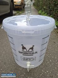 Sprzedam pojemnik do fermentacji wina z kranikiem - Obrazek 1