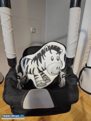 Huśtawka dziecięca TAKO Enjoy Zebra – składana. - Obrazek 1