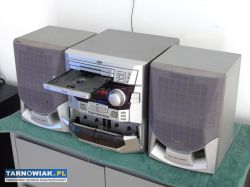 Wieża jvc kolumny radio aux mocna. Dostawa. - Obrazek 2