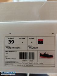 Buty sportowe rozmiar 38 (skóra) - Obrazek 3