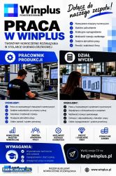 Praca na produkcji aluminium WINPLUS - Obrazek 1