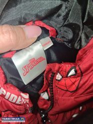 Bezrękawnik / kamizelka z kapturem Spiderman r.104 - Obrazek 2