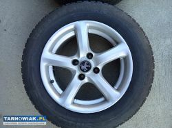 Alufelgi Peugeot 15 4x108 Citroen opony zima 2023r - Obrazek 2