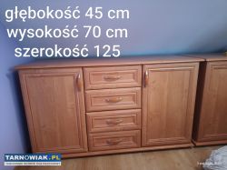 Komoda 2 sztuki złoty dab - Obrazek 2