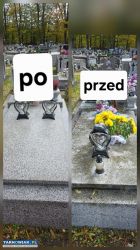 Sprzątanie, mycie grobowców. - Obrazek 3