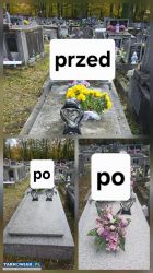 Sprzątanie, mycie grobowców. - Obrazek 4