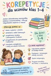 Korepetycje dla uczniów klas 1–4 - Obrazek 1