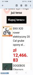Rower elektryczny 2000W 30Ah jak nowy za pół ceny! - Obrazek 3