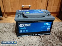 Akumulator exide 71ah 670a - Obrazek 1