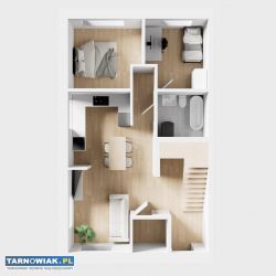 Tarnowiec – nowe mieszkanie 85 m², dwupoziomowe - Obrazek 2